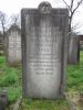 Gravestone in Witton Old Jewish Cemetery in Birmingham: 'Sadly mourned by his wife, sons, daughters, grandchildren and relatives. A devoted husband and a loving father Jacob Rose.'