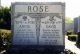 1968 Annie & David Rose gravestone